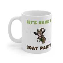 Load image into Gallery viewer, Let&#39;s Have a Goat Party Ceramic Mug 11oz
