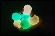 Load image into Gallery viewer, 1 Small Glow in the Dark Doh Filled 1.5" Stress Ball - Ceili
