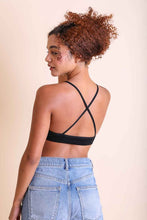 Load image into Gallery viewer, Crochet Lace High Neck Bralette
