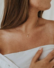 Load image into Gallery viewer, Tiny CZ Heart Necklace – Dainty Gold Gift
