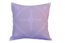 Load image into Gallery viewer, Hand Embroidered Sequins Decorative Lavender  throw Pillow
