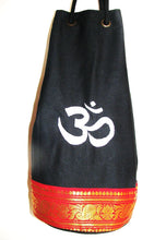 Load image into Gallery viewer, OMSutra Kids OM Yoga Mat Bag with Saree Lace
