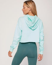 Load image into Gallery viewer, Rebody French Terry Crop Hoody - Smooth Mint *Sustainable
