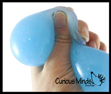 Load image into Gallery viewer, 1 Big 2.5" Glitter Stress Ball - Amazing Sticky Glob Balls -
