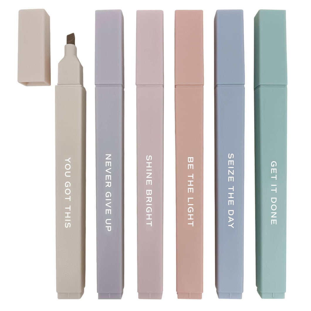 Neutral Highlighter Set - Stationery Set & Decor