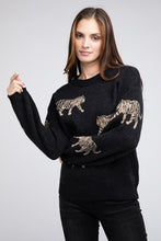 Load image into Gallery viewer, Tiger Pattern Sweater
