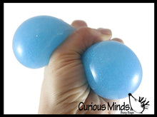 Load image into Gallery viewer, 1 Big 2.5" Glitter Stress Ball - Amazing Sticky Glob Balls -
