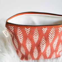 Load image into Gallery viewer, Boxy Water Resistant PUL Wet / Dry Bag - Rust Texture

