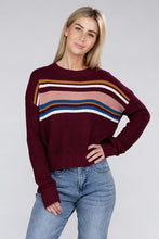 Load image into Gallery viewer, Striped Pullover Sweater
