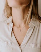 Load image into Gallery viewer, Gold Cross Necklace 18k Filled Dainty Faith Pendant
