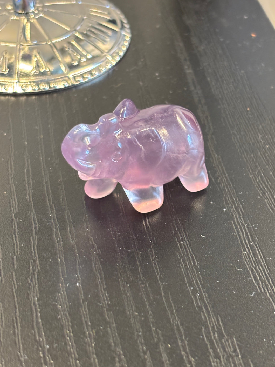 Rainbow Fluorite Elephant – 4 cm