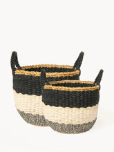Load image into Gallery viewer, Ula Stripe Basket - Black
