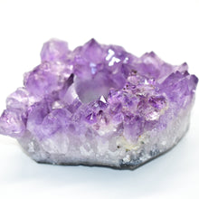 Load image into Gallery viewer, Amethyst Druzy Crystal Votive or Tea Light Candle Holder
