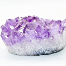 Load image into Gallery viewer, Amethyst Druzy Crystal Votive or Tea Light Candle Holder
