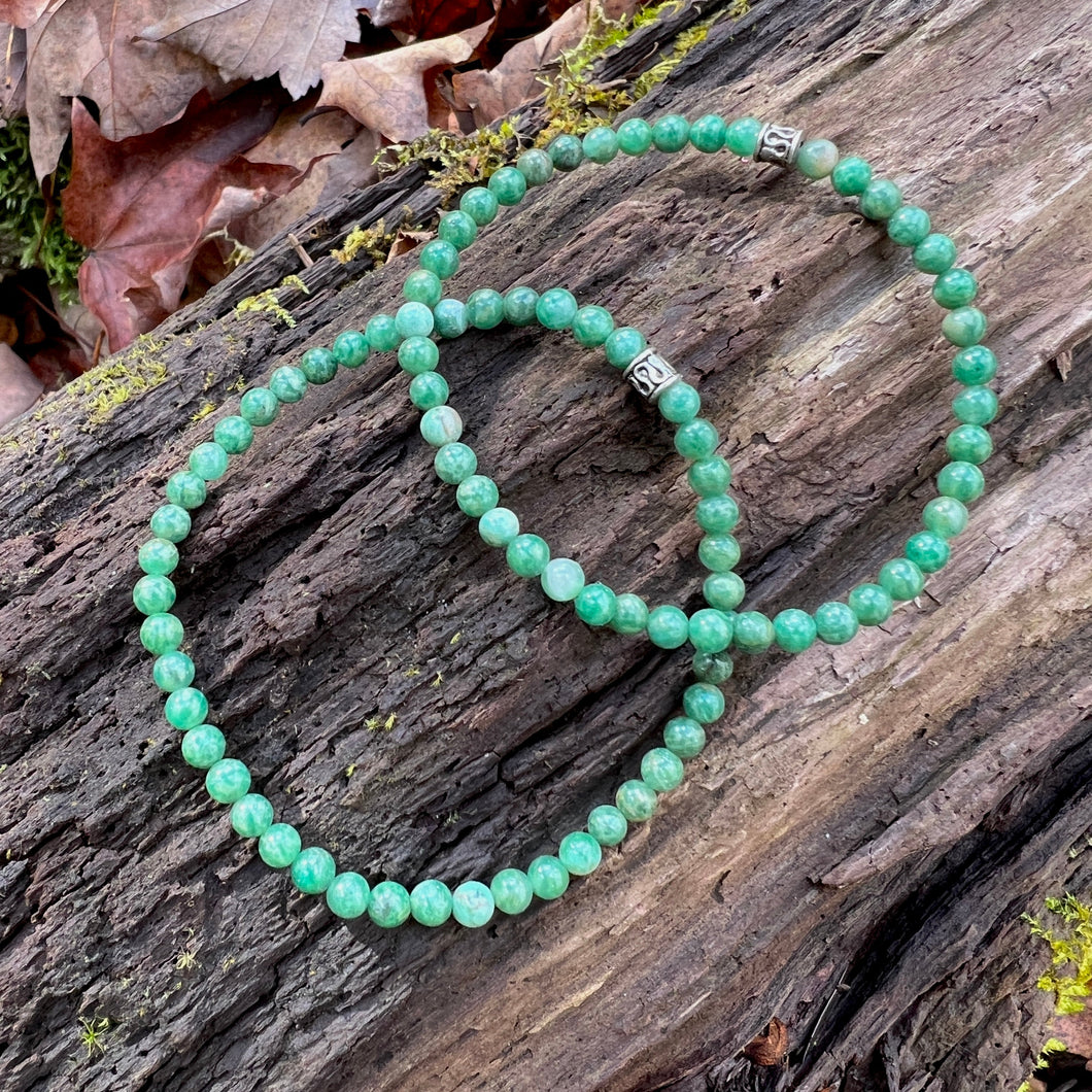 African Jade Mini Bead Bracelet