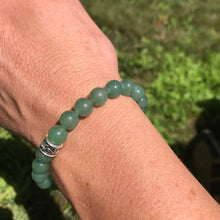 Load image into Gallery viewer, Green Aventurine Bead Bracelet
