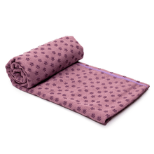 Load image into Gallery viewer, Premium Absorption Hot Yoga Mat Towel with Slip-Resistant Grip Dots
