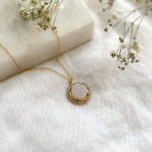 Load image into Gallery viewer, White Druzy Crystal Necklace
