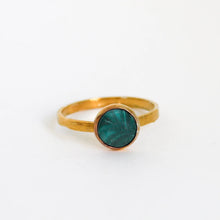 Load image into Gallery viewer, Limited Edition Gemstone Stacking Rings - Opal, Chrysoprase, Lapis, Malachite or Moonstone
