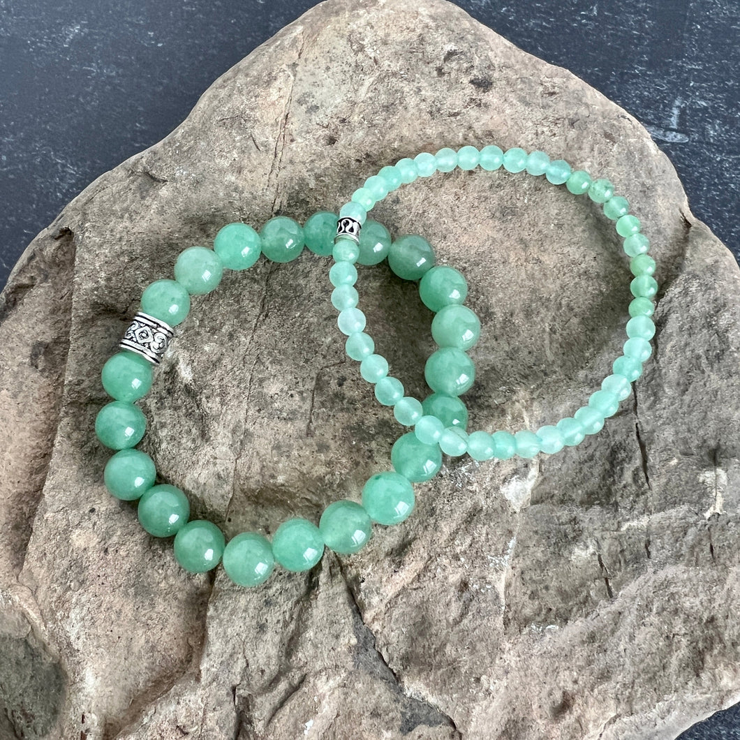 Green Aventurine Bead Bracelet