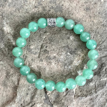 Load image into Gallery viewer, Green Aventurine Bead Bracelet
