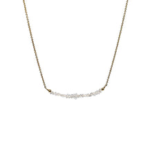 Load image into Gallery viewer, Herkimer Quartz  Bar Necklace
