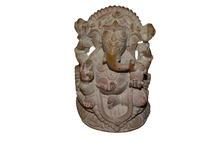 Load image into Gallery viewer, Handcrafted Sculpture Soapstone Elephant Head God Ganesha - Small
