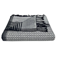 Load image into Gallery viewer, Silver Cambodia Tapestry Throw
