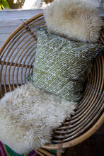 Load image into Gallery viewer, Batik Pillow | Olive Green
